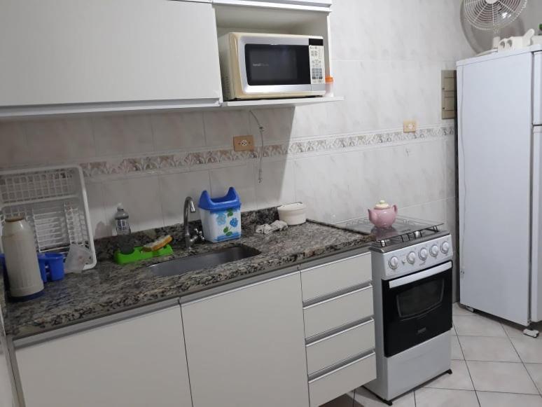 Apto aconchegante a uma quadra da praia - Aviação, Praia Grande - SP Praia Grande (Santos) Extérieur photo